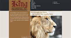 Desktop Screenshot of kingproperties.com